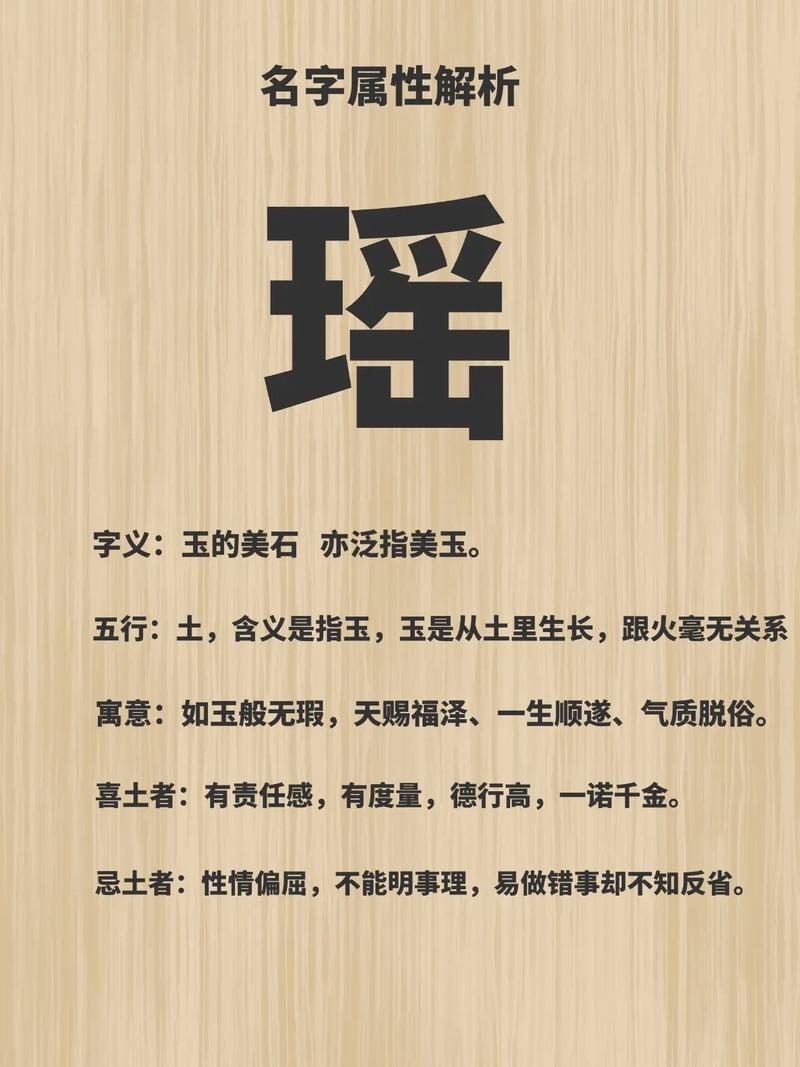 瑶之韵，男生名字的温文尔雅与美好寓意插图