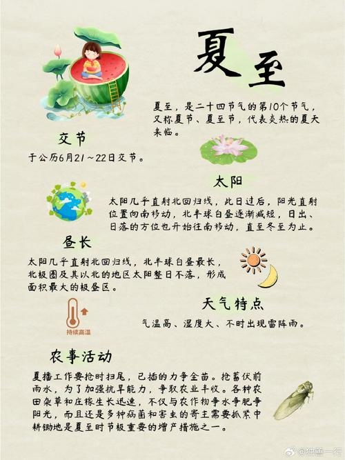 夏至是中国传统文化中的节庆，与春节相关习俗联结插图