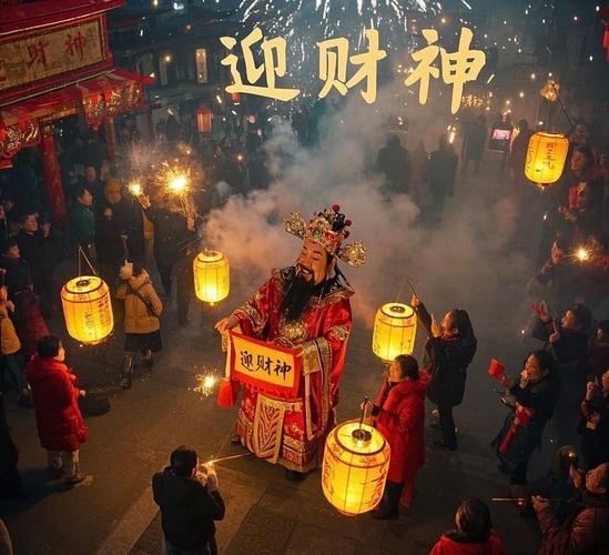 迎财神，正月初一的神秘祈福仪式插图