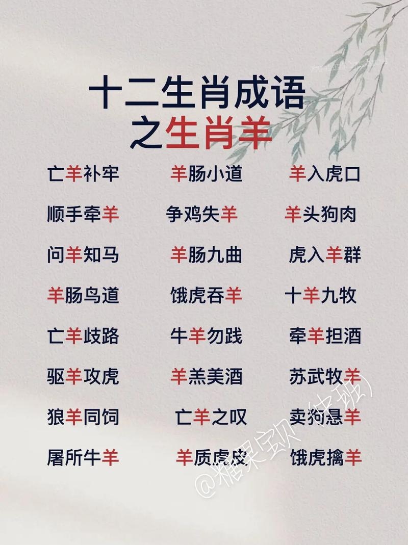 一举两得，生肖羊的寓意插图