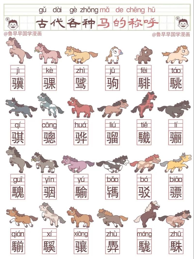 一目十行是生肖马。插图