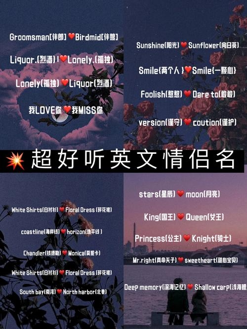 英文情侣网名，SereneSmile&GentleHug插图