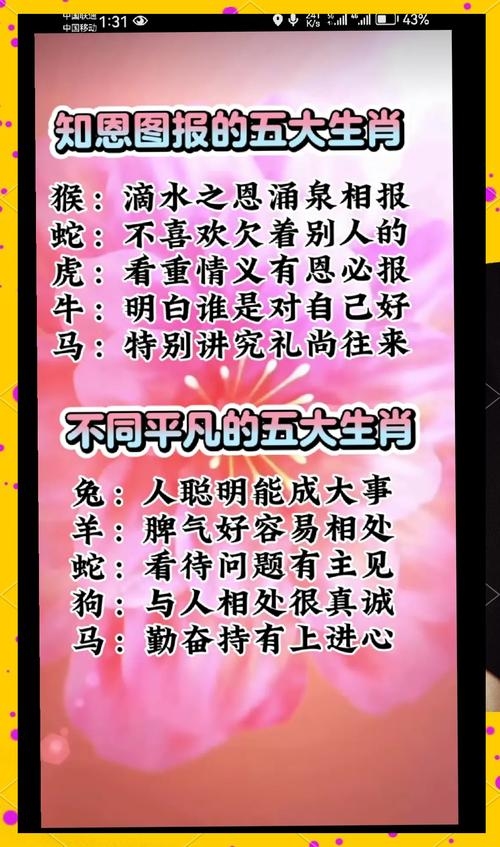 知恩图报的生肖，忠诚与感恩的典范插图