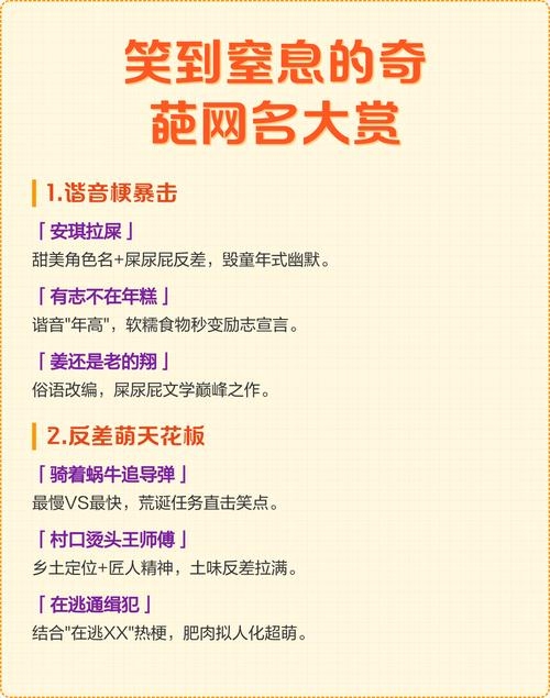 最搞笑网名大全，超长笑到窒息的幽默网名及解释插图