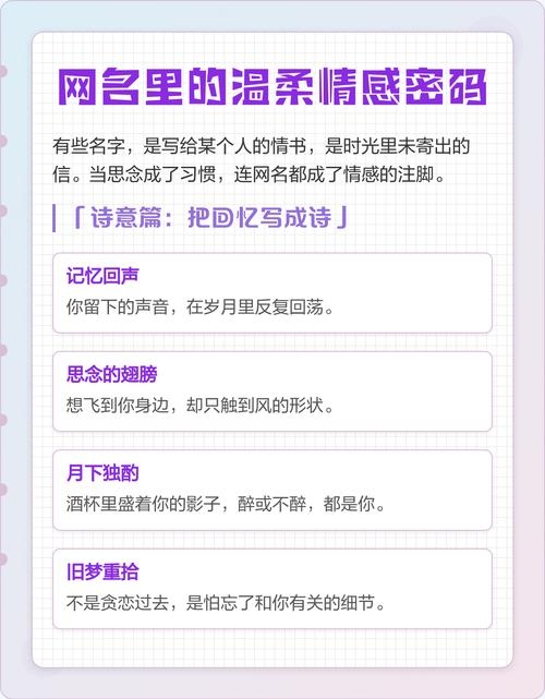 最经典网名，探寻姓名背后的情感密码插图