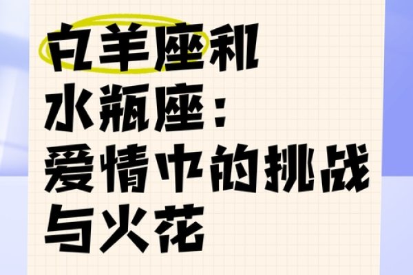 白羊座VS水瓶座，情感宣泄的火花与矛盾-方知甜