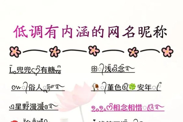 低调网名推荐，无心、浪敛、墨黑-方知甜