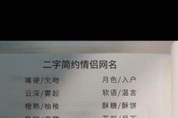 二字网名，简约而不简单的网络昵称艺术-方知甜