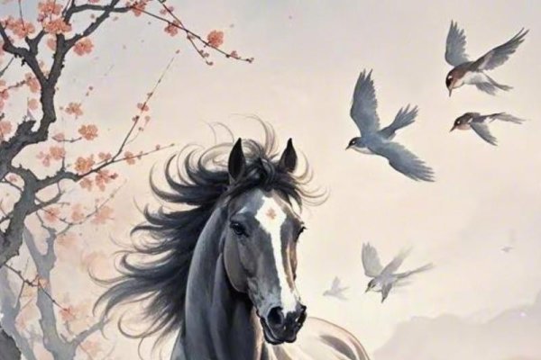 放荡不羁的生肖之选，马，自由驰骋的象征。-方知甜