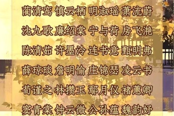 古典名字，穿越时光的韵味与传承-方知甜
