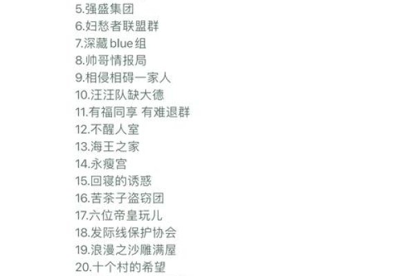 搞笑工会名及幽默元素-方知甜