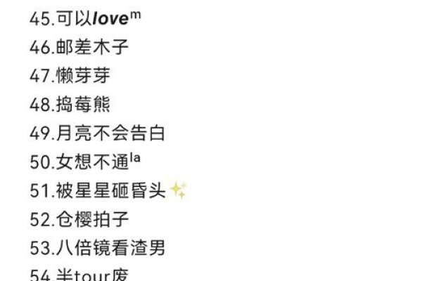 个性化命名攻略，小仙女专属昵称，别犯错！-方知甜