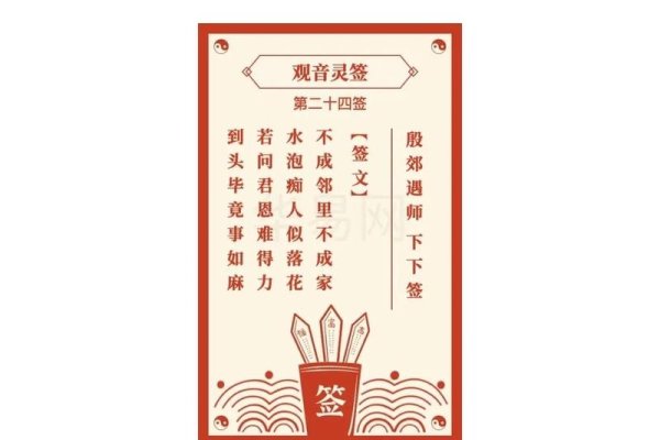 观音菩萨灵签，午夜或正午抽得健康良缘的秘诀-方知甜