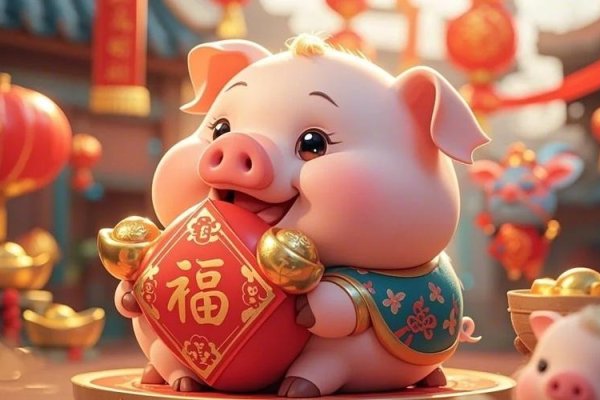 合家欢乐，生肖猪寓意家庭祥和与团圆-方知甜