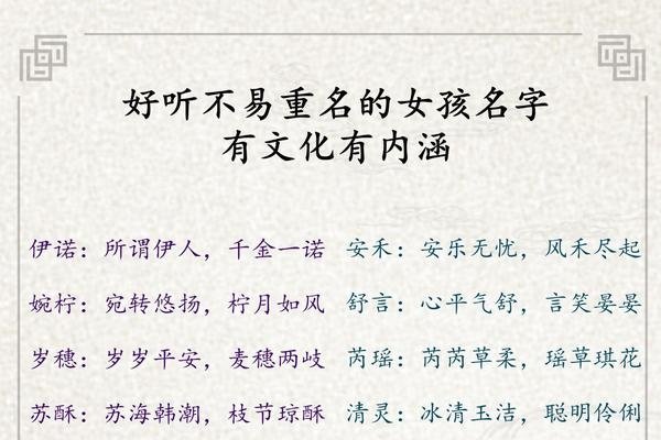 好听的女生名字，绽放美好时光的魔法密码-方知甜