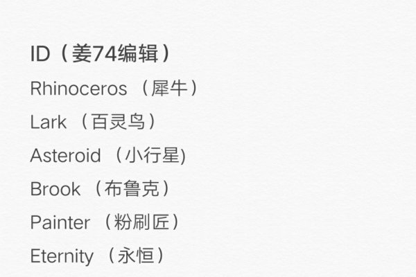 极品id推荐，冷门两字英文ID-方知甜