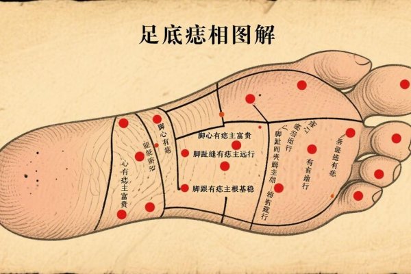 脚下痣相学，权势、福气与命运之谜-方知甜