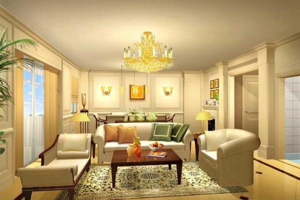 客厅风水指南,中心点靠餐厅,通风环境宜-方知甜