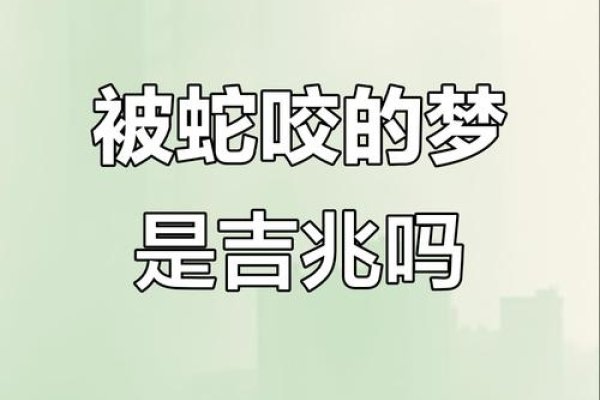 梦见被蛇咬了，解读梦境中的隐秘信号-方知甜