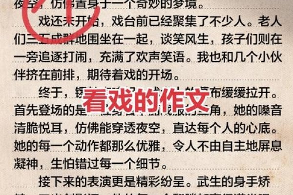 梦见看戏，一场心灵深处的探索之旅-方知甜