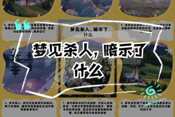 梦见杀人了，梦境背后的深层含义与解析-方知甜