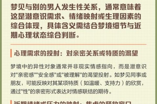 梦见与异性性关系，寓意、象征及心理解析-方知甜