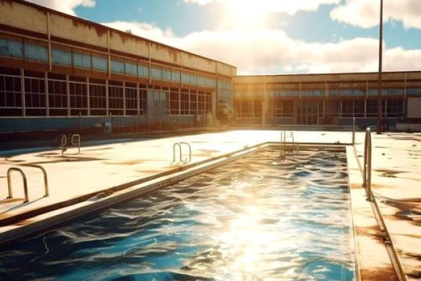 梦境中的游泳池，穿越泳池的奇幻之旅-方知甜
