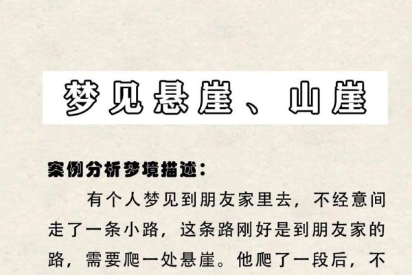 梦见在悬崖边，探索梦境深处的恐惧与启示-方知甜