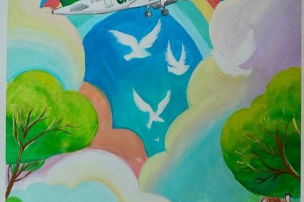 梦绘蓝天，心灵的自由之旅-方知甜