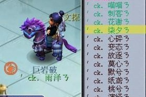 梦幻西游，好听家族名字推荐-方知甜