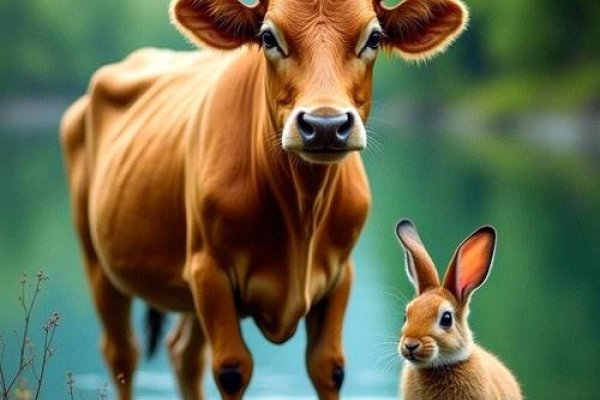 牛兔结伴是和谐共生之象征-方知甜