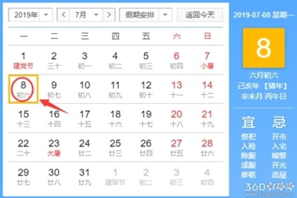 七月初一黄历吉日查询须知-方知甜