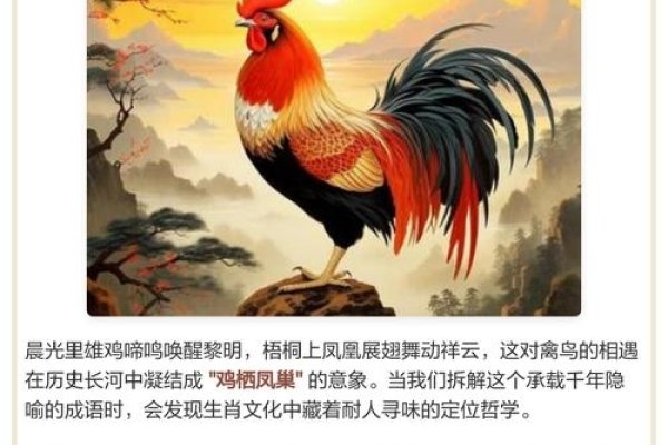 日落西山话生肖——揭秘鸡的独特寓意-方知甜