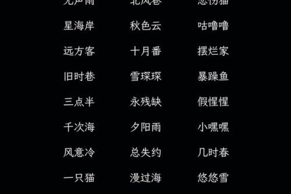 三个字网名，隽逸雅韵，彰显个性魅力-方知甜