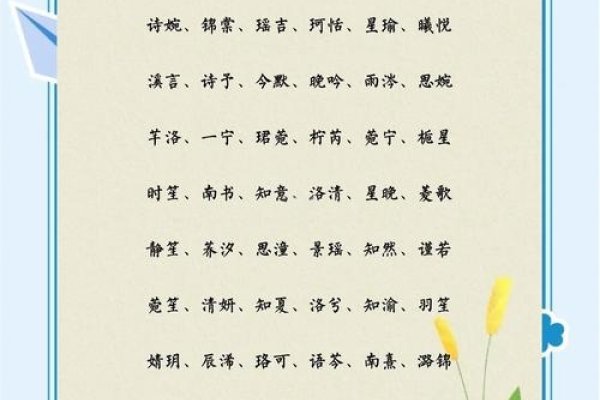 什么名字好听，探寻中文姓名的美妙韵味-方知甜