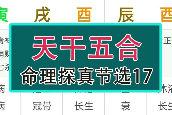 天干五合，中国古代哲学中的五行相生相克与命运奥秘-方知甜
