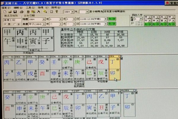 天机八字排盘，AI智能分析，传统子午星术融合的算命新体验-方知甜