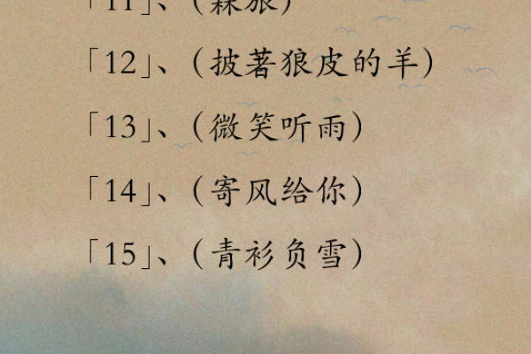 五个字可爱网名精选-方知甜