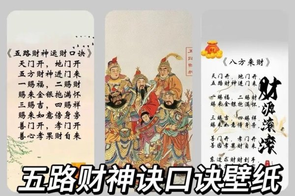 五路财神发财口诀，开启财富之门，财源滚滚来！-方知甜