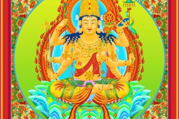 文殊菩萨八字真言，大威德，佛心无畏-方知甜