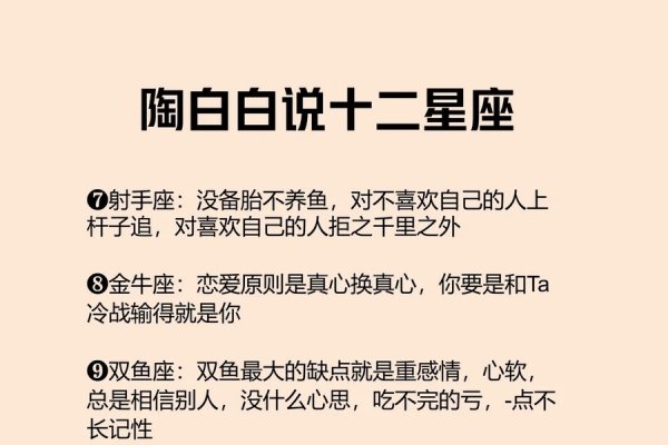 陶白白，星座大师的独特洞察与贡献-方知甜