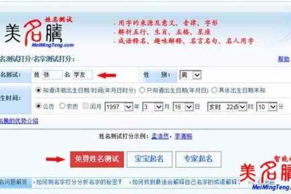 免费名字测分网站名称解析-方知甜