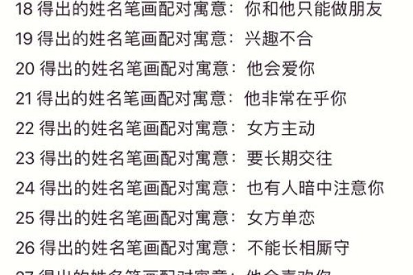 姓名笔画测缘分，超准测试，速来一试！-方知甜