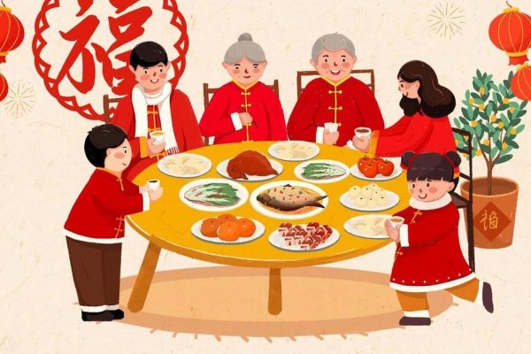 小年吃团圆饭,寓意吉祥幸福-方知甜