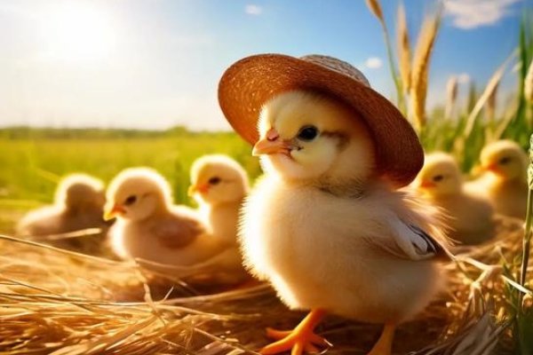 小鸡吃米,自然界的温馨一幕与成长启示-方知甜