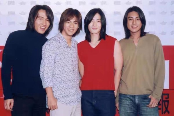 F4成员，言承旭、周渝民、吴建豪和朱孝天-方知甜