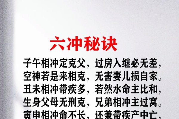 揭秘地支六冲，传统命理中的神秘力量-方知甜