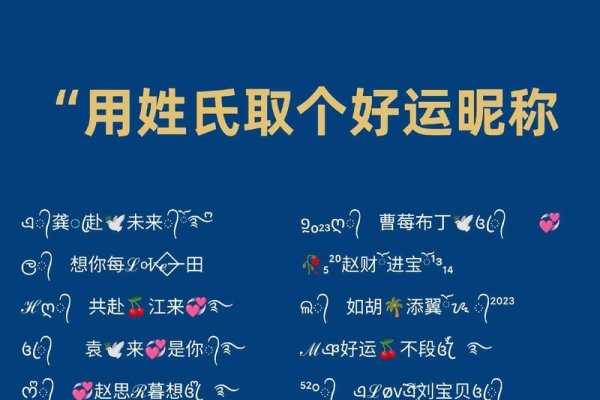 微信名字，锦绣前程，开启好运之旅-方知甜