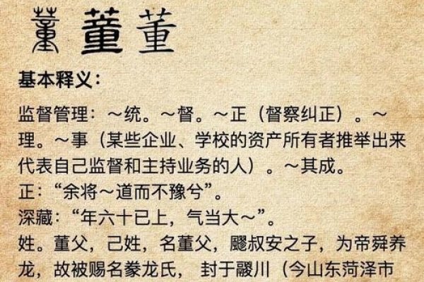 董姓起名，传承与创新的智慧探索-方知甜