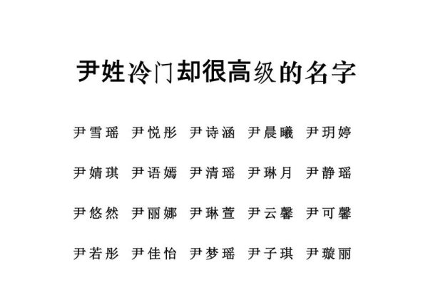 尹姓起名，传承与创新的和谐之音-方知甜